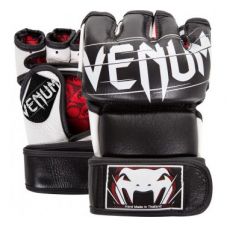 Перчатки для ММА  VENUM UNDISPUTED 2.0 MMA GLOVES - BLACK - NAPPA LEATHER